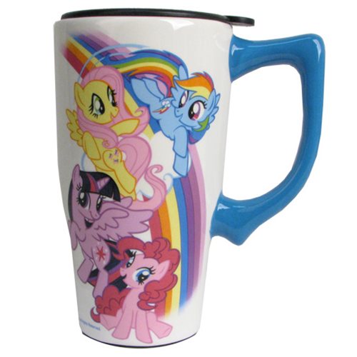 My Little Pony Ceramic 16 oz. Travel Mug with Handle